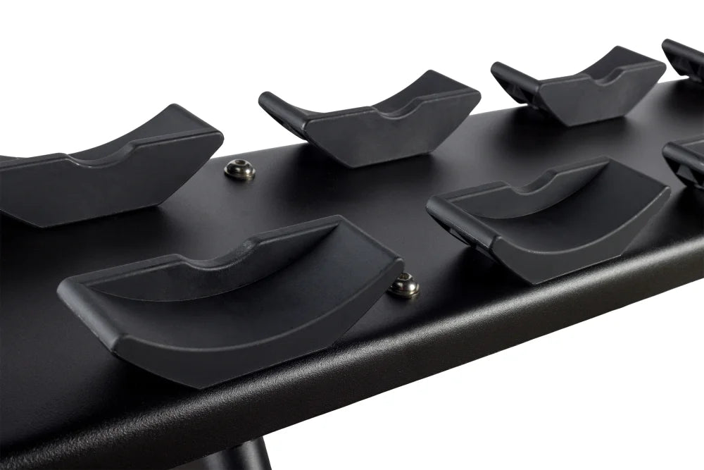 TAG Fitness Laser Cut Saddle Rack 2 Tier Commercial Dumbbell Storage Rack Numbered 55 to 100