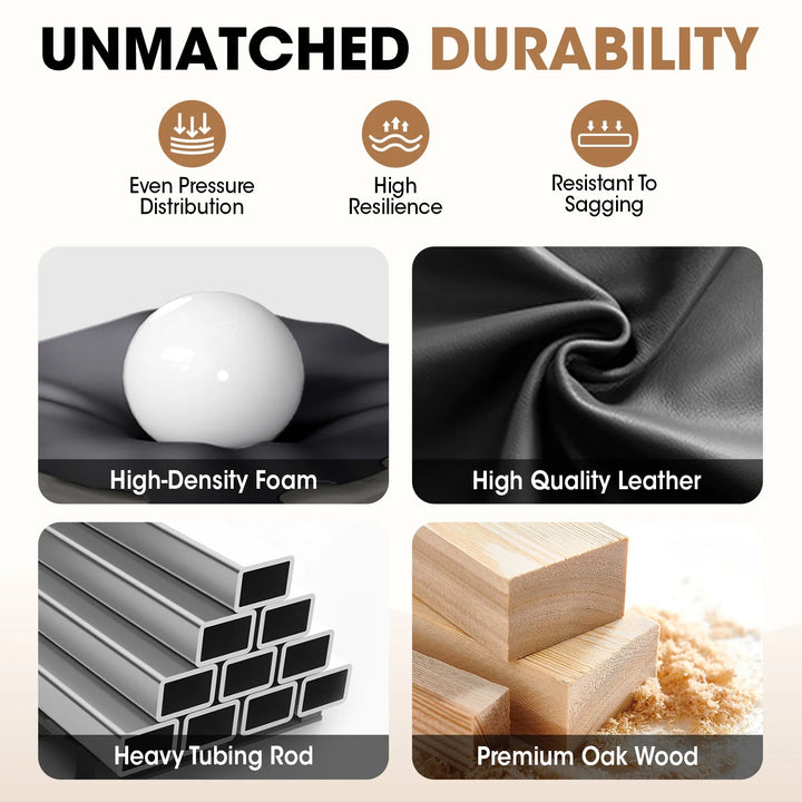 Pilates Reformer Machine, Wood Pilates Machine Bed Yoga Exercise Strength Training Equipment with Pilates Chair for Home Workout