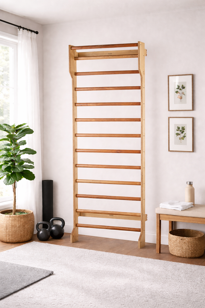 Beyond Balance Wall-Mounted Wooden Stall Bars