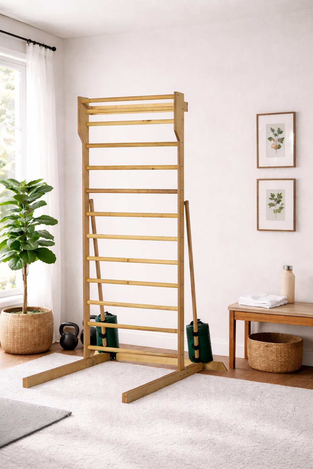 Beyond Balance Freestanding Swedish Ladder Stall Bars
