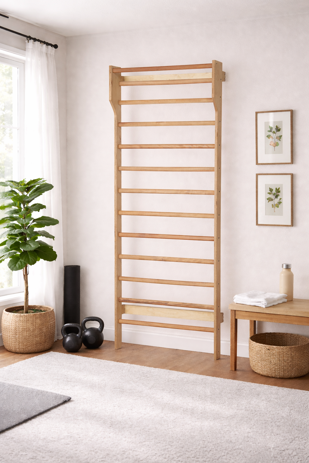 Beyond Balance Wall-Mounted Wooden Stall Bars