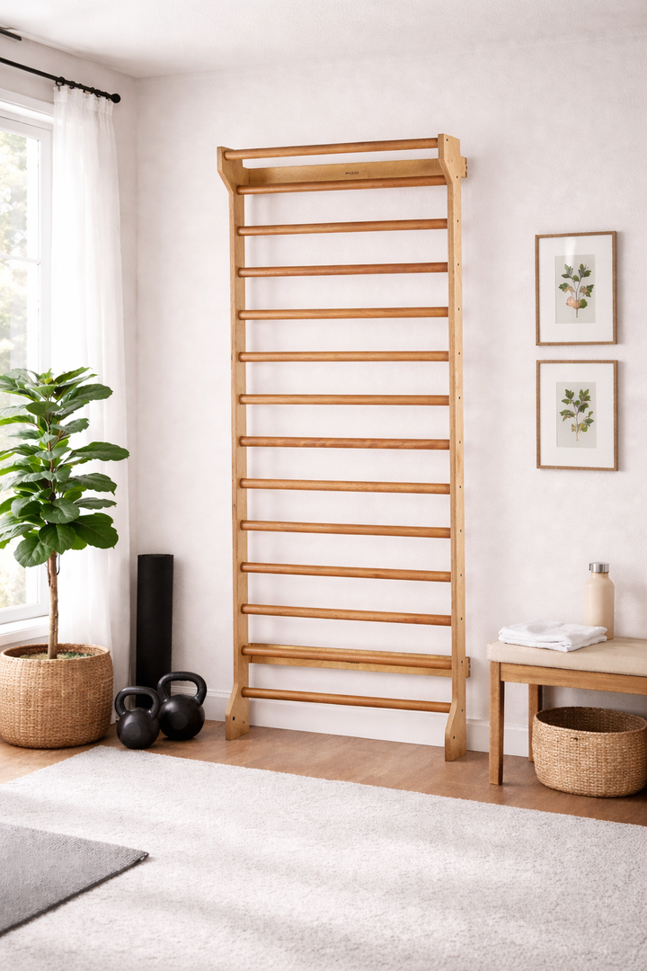 Beyond Balance Wall-Mounted Wooden Stall Bars