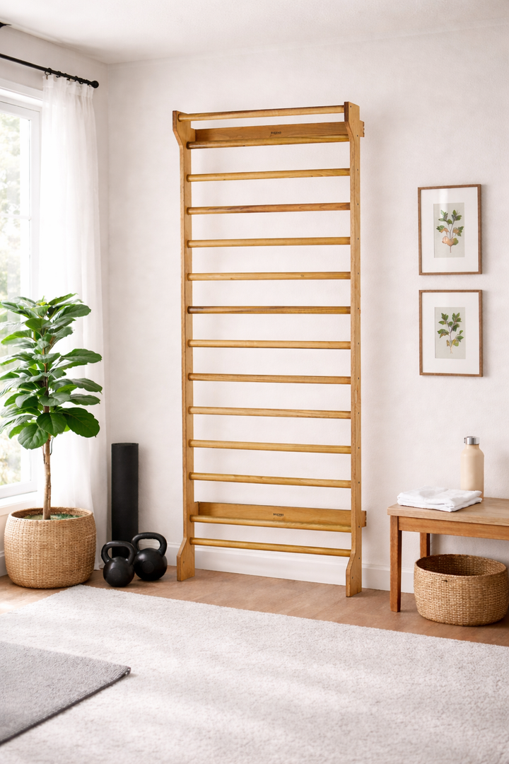 Beyond Balance Wall-Mounted Wooden Stall Bars