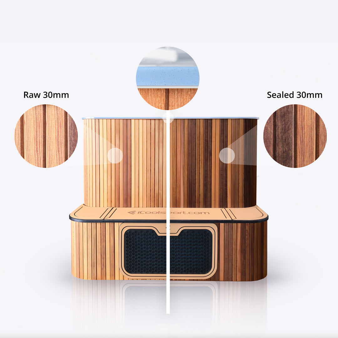 iCoolSport Ultra Cedar Commercial Cold Plunge Pool