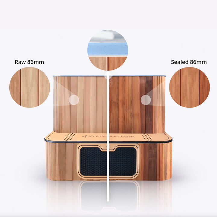iCoolSport Ultra Cedar Commercial Cold Plunge Pool